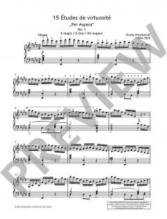 15 Études de virtuosité op. 72 von Moritz Moszkowski 