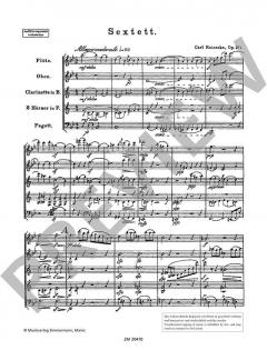 Sextett op.271 für Flöte, Oboe, Klarinette, 2 Hörner und Fagott (Carl Reinecke) 