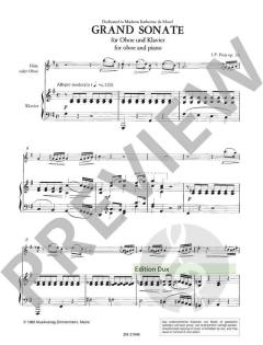 Grand Sonate op. 35 von Johann Peter Pixis für Oboe und Klavier (Wye) im Alle Noten Shop kaufen