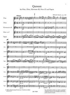Quintett op. 169 (Edvard Moritz) 