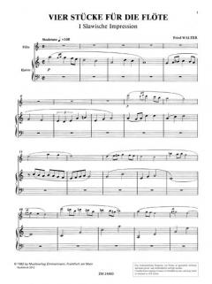 Vier Stücke von Fried Walter 