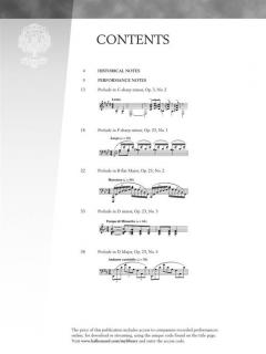Preludes, Opus 3 And Opus 23 von Sergei Rachmaninow 