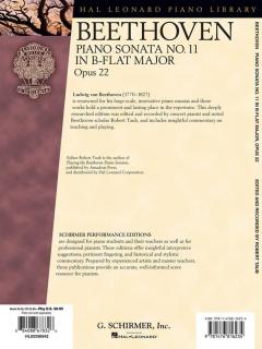 Sonata No. 11 In B-flat Major, Opus 22 von Ludwig van Beethoven 