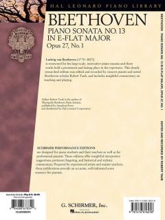 Sonata No. 13 In E-flat Major, Opus 27, No. 1 von Ludwig van Beethoven 