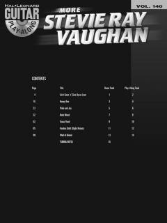 Guitar Play-Along Vol. 140: More Stevie Ray Vaughan von Stevie Ray Vaughan 