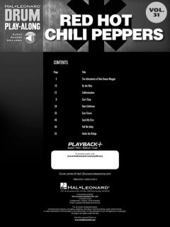 Drum Play-Along Vol. 31: Red Hot Chili Peppers (Chad Smith) 