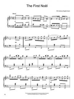 Christmas Carols For Ragtime Piano 