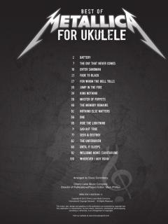 Best Of Metallica For Ukulele im Alle Noten Shop kaufen