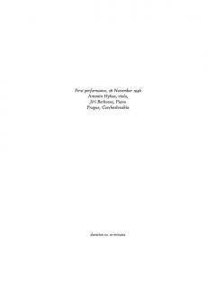 Suite For Viola And Piano, op. 5 von Karel Husa im Alle Noten Shop kaufen