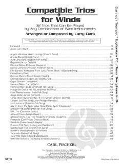 Compatible Trios For Winds (Larry Clark) 