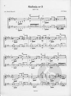 Sinfonias BWV 788, 791, 792, 797 von J.S. Bach 