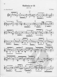 Sinfonias BWV 788, 791, 792, 797 von J.S. Bach 