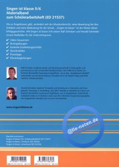 Singen ist klasse 5/6 von Ralf Schnitzer 