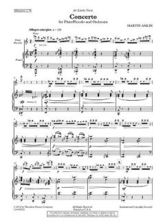 Concerto for Flute/Piccolo and Orchestra von Martin Amlin 