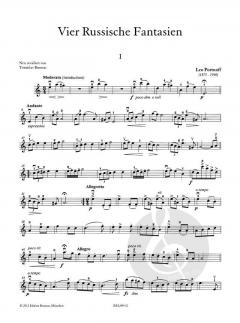Vier russische Fantasien von Leo Portnoff 