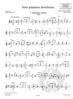 The Best Of… en huit morceaux pour guitare von Hector Villa-Lobos 