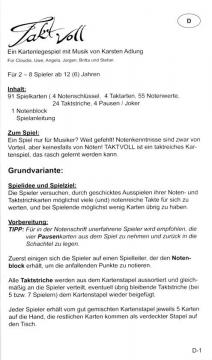 Taktvoll von Karsten Adlung im Alle Noten Shop kaufen