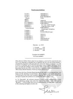 Suite from Jane Eyre von John Williams 