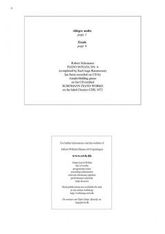 Sonate No. 4 von Robert Schumann 