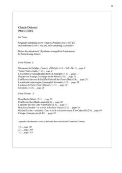 Fourteen Preludes von Claude Debussy 
