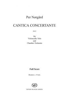 Cantica Concertante von Per Norgard 