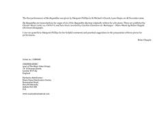 Six Bagatelles for Organ von Brian Chapple 