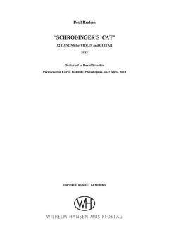 Schrödinger's Cat von Poul Ruders 