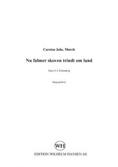 Nu Falmer Skoven Trindt Om Land von Carsten Johannes Morch 
