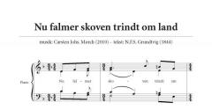 Nu Falmer Skoven Trindt Om Land von Carsten Johannes Morch 