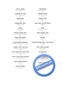 Dip In: 25 Graded Pop Piano Solos 