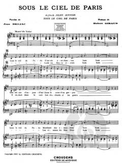 Sous le Ciel de Paris von Hubert Giraud 