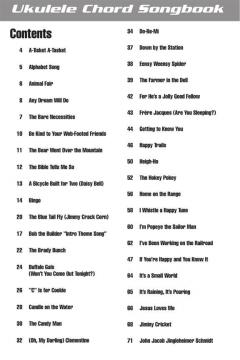 Ukulele Chord Songbook: Children's Songs im Alle Noten Shop kaufen