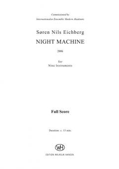 Nigh Machine von Sören Nils Eichberg 