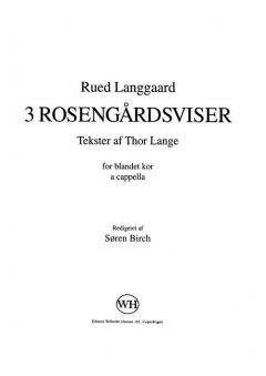 Tre Rosengardsviser (Rued Langgaard) 