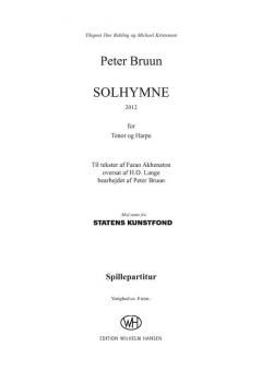Solhymne von Peter Bruun 