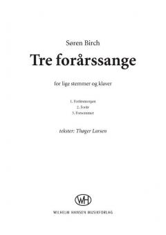 Tre Forarssange (Soeren Birch) 