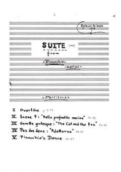 Suite from 'Pinnochio' von Antonio Bibalo 