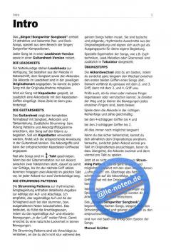 Singer/Songwriter - Das Songbook von Manuel Grütter 