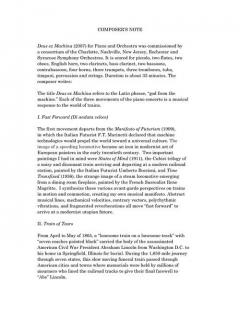 Deus Ex Machina von Michael Daugherty 