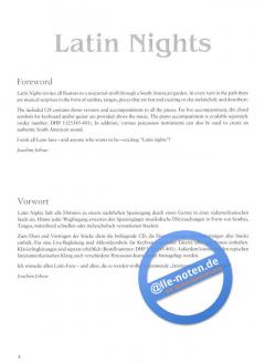 Latin Nights von Joachim Johow 