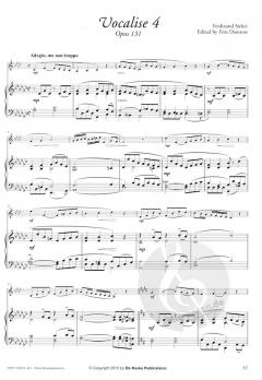 Vokalisen (Klavierbegleitung) von Ferdinand Sieber 