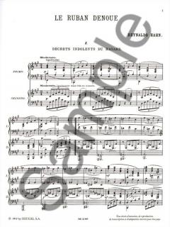 Le Ruban Denoue von Reynaldo Hahn 