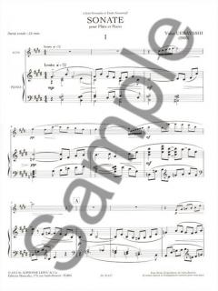 Sonate (26') pour Flute et Piano 