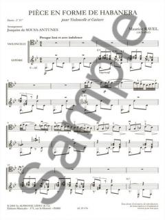 Piece En Forme De Habanera 