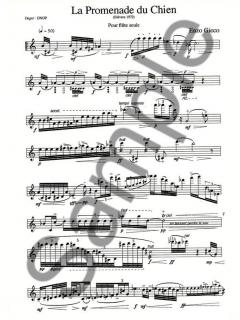 La Promenade du Chien pour Flute Seule [éd. Conso.] von Enzo Gieco 