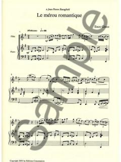 Le Merou Romantique pour Flute et Piano [éd. Conso.] von Enzo Gieco 
