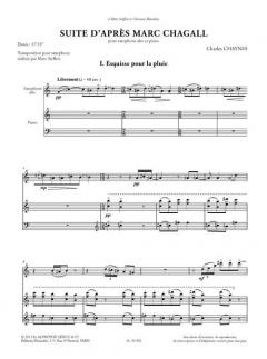 Suite d'apres Marc Chagall 