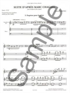 Suite d'apres Marc Chagall 