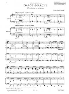 Galop von Albert Lavignac 