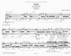 Etude pour piano von Michael Jarrell 